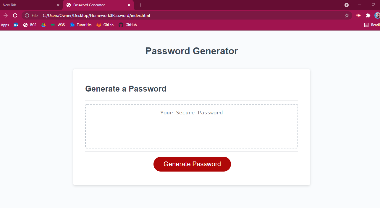 a grey background with a pink button